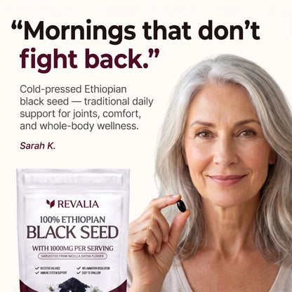 Revalia Ethiopian Black Seed Oil Softgels